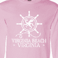thumbnail image 4 of Inktastic Virginia Beach VA Nautical Long Sleeve T-Shirt, 4 of 5