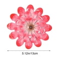 thumbnail image 3 of Macaron Color Garden Wall Decor with Hook Back, Multi Layer Petal Design for Indoor and Outdoor Use, Creative Horticultural Decoration for Fence and Terrace, 3 of 6