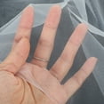 thumbnail image 5 of WHAMVOX Women Bridal Veil Clip Design Veil Bride 20x44x1.5cm White, 5 of 8