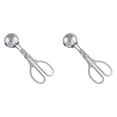 thumbnail image 2 of Non Stick Stainless Steel Meatball Maker, Easy One Hand Operation with Trigger Handle for Even Portions, Dishwasher Safe Kitchen Tool, 2 Meatball Sandwiches, 2 of 5