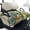 Leaves Pattern, variant on Whosucclay Snake Floral Print Golf Cart Accessories, 4 Convenient Pockets Club Car Seat Covers Durable Golf Cart Seat Covers for EZGO Yamaha Carts