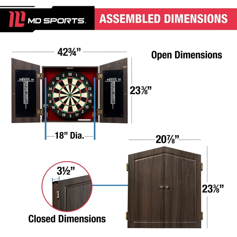 Dartboard Dimensions Matttroy