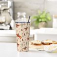 thumbnail image 3 of Western Cowboy Tumbler with Lid and Straw, 20 Oz Stainless Steel Insulated Water Bottle Cup Coffee Mug, 3 of 6