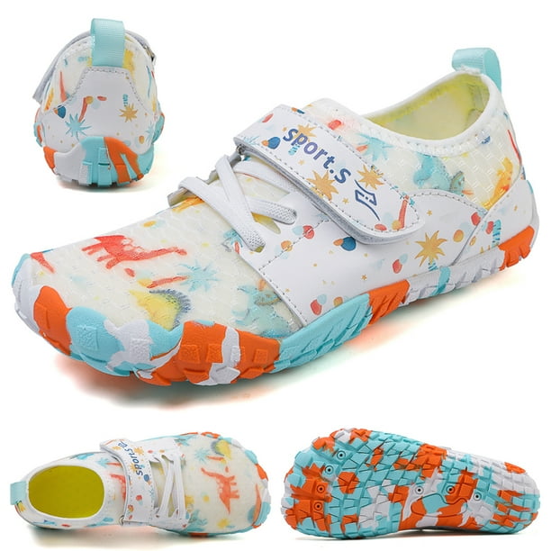 Zapatos Playa Descalzos para Sin Deslizamiento Bucear Surf (33) Blanco