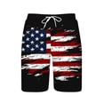 thumbnail image 6 of SOOMLON 4th of July Men's Swim Trunks Independence Day Beach Shorts Pockets Quick Dry Swim Shorts Drawstring Beach Shorts, 6 of 6