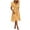 *2-Yellow, variant on VBVC Women's Floral V-Neck Wrap Midi Dress,Short Sleeve Flowy A-Line Dress For Women,Ladies' Casual Gradient Summer Sundress with A Removable Belt,Black,S-3XL