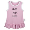 thumbnail image 2 of iDzn Crawl Walk Dance Funny Dresses For Baby, Newborn Babies Skirts, Infant Princess Dress, 0-24M Kids Graphic Clothes (Pink Sleeveless Dresses, 6-12 Months), 2 of 4
