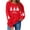 Red, variant on Maplenight Christmas Sweatshirt for Women Christmas Tree Graphic Crew Neck Sweatshirts Fall Winter Long Sleeve Casual Pullover Tops