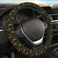 thumbnail image 4 of Kdxio Sloth Doing Yoga Print Elastic Stretch Steering Wheel Cover,Auto Steering Wheel Cover,15 Inch Anti-Slip,Warm in Winter and Cool in Summer,Fit Suvs,Vans Cars,Trucks, 4 of 7