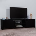thumbnail image 2 of Mueble Mesa Para Tv Rack Madesa 2 Puertas Hasta 80 Negro, 2 of 7