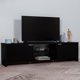 thumbnail image 2 of Mueble Mesa Para Tv Rack Madesa 2 Puertas Hasta 80 Negro, 2 of 7