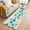 Blue, variant on 2'x6' Rug Runners for Hallways Kitchen, Turquoise Flowers Non Slip Entryway Beside Floor Carpet Runner, Spring Retro Watercolor Botanical Floral Laundry Room Bedroom Throw Rugs Mat for Family Pet