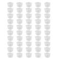 thumbnail image 2 of Tazas de Condimentos, Versátiles de 50 Piezas de Plástico A Prueba de Fugas Copas Redondas Transparentes Con Tapas para Barbacoas, 2 of 7