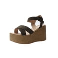 thumbnail image 1 of Leutsin Sandales d'Été à Bride Cheville pour Femmes, Plateformes Compensées, 1 of 6