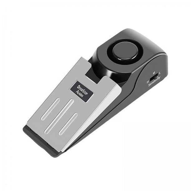 Alarma de sensor de ventana de puerta,Alarma de ventana de puerta para el hogar Tope de puerta, de rotura de vidrio antirrobo antirrobo,Sensor de vibración Batería