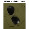 thumbnail image 3 of COOFANDY Men's Crew Neck T-Shirt Short Sleeve Slim Fit Basic Casual Solid Color Tee Shirt with Pocket, 3 of 6