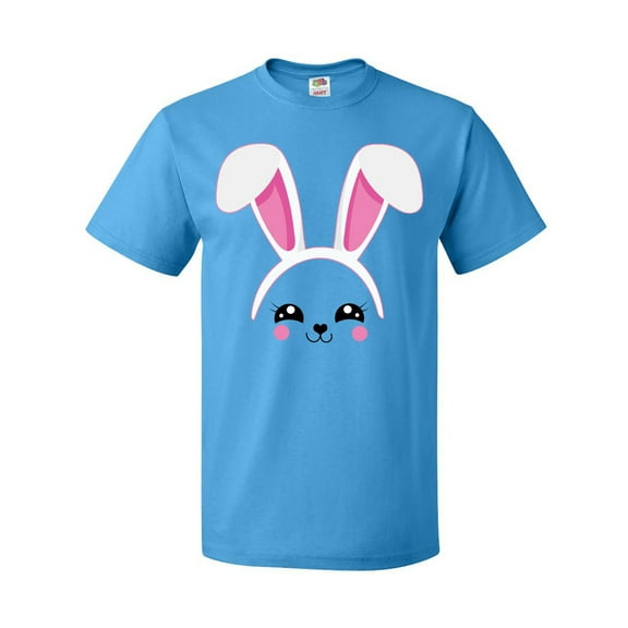 Inktastic Happy Easter Cute Pink Bunny Face T-Shirt