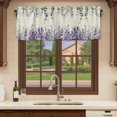 thumbnail image 6 of Lavender Eucalyptus Curtain Valances for Windows, Kitchen Valance Window Treatments Panel 2 Pack, Retro Country Botanical Flowers Leaves Rod Pocket Short Curtains for Bathroom Bedroom 42 x 12 Inch, 6 of 8