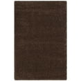 thumbnail image 6 of SAFAVIEH Santa Monica Chelsey Solid Shag Area Rug, Brown, 6'7" x 6'7" Square, 6 of 11