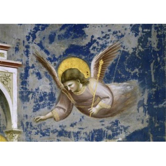 Posterazzi SAL263319 The Presentation at the Temple Detail Giotto di Bondone C1266-1337 Italian Fresco Arena Chapel Padua Italy Poster Print - 18 x 24 in.
