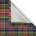 thumbnail image 6 of Ambesonne Plaid Valance & Curtain, Caledonia Scottish Style, 55"x36", Burnt Sienna Green, 6 of 7