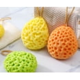thumbnail image 1 of Juego de 3 esponjas de baño para ducha, esponja natural para el cuerpo, textura de panal, esponja de baño vegetal para bebés, mujeres, hombres, esponjas de baño corporal, 3 colores JM, 1 of 5
