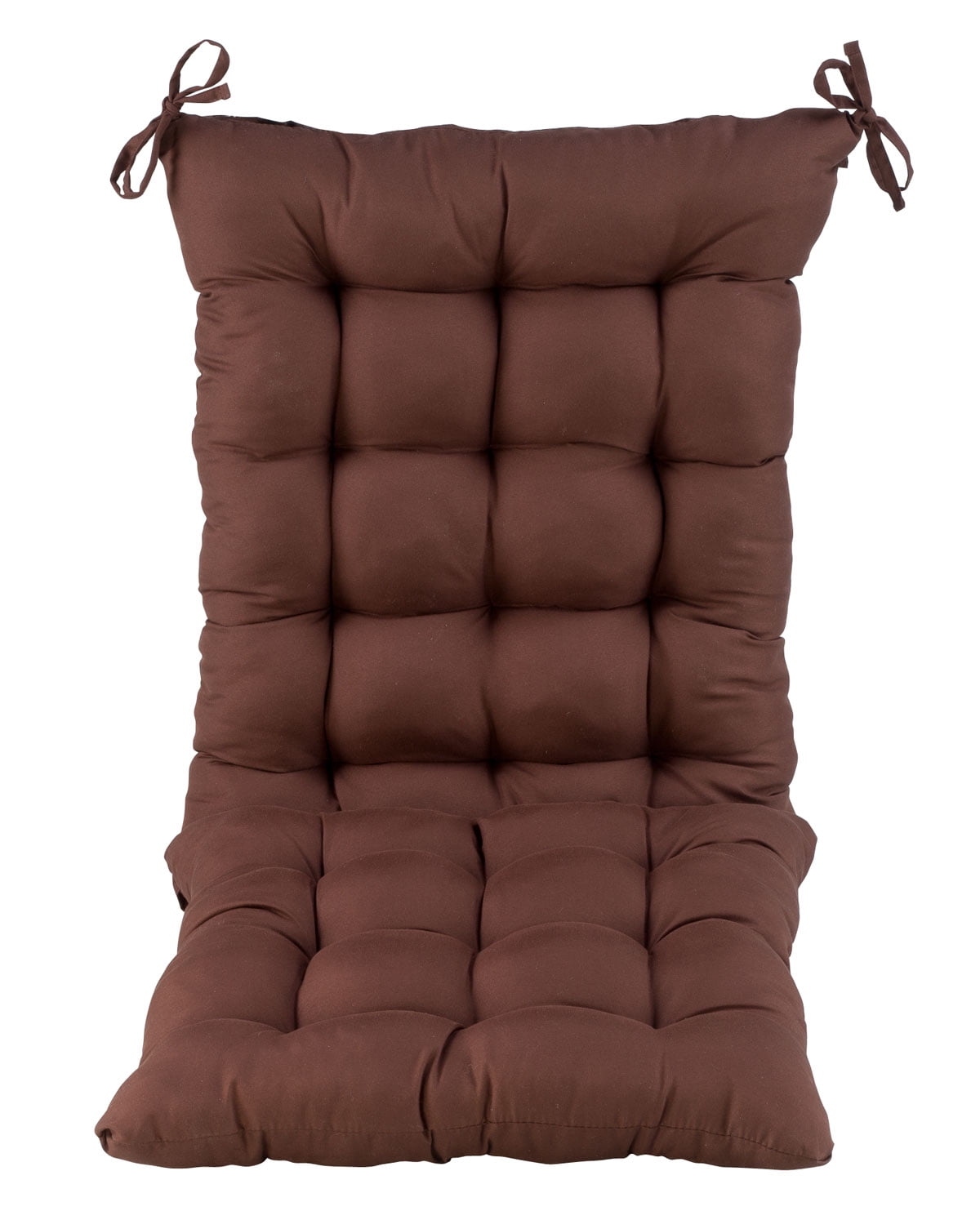 walmart sunbrella cushions on Oakridge Rocking Chair Cushion Chocolate 2 Piece Set Walmart Com Walmart Com