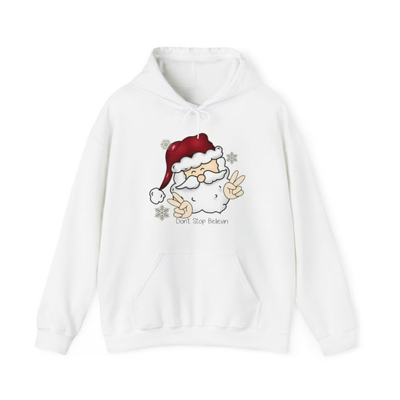 Santa Claus Dont Stop Believin Hoodie