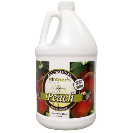 Vintner's Best Peach Fruit Wine Base 128 oz. (Best Peach Wine Brands)