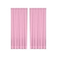 thumbnail image 3 of Chanana Translucent Curtains 72 Inches Long 1 Panel, Transparent Voile Sheer Curtain Double Rod Pocket Gauze Drapes for Living Room Bedroom Window Sliding Glass Door Treatment, W52 x L84, 3 of 7