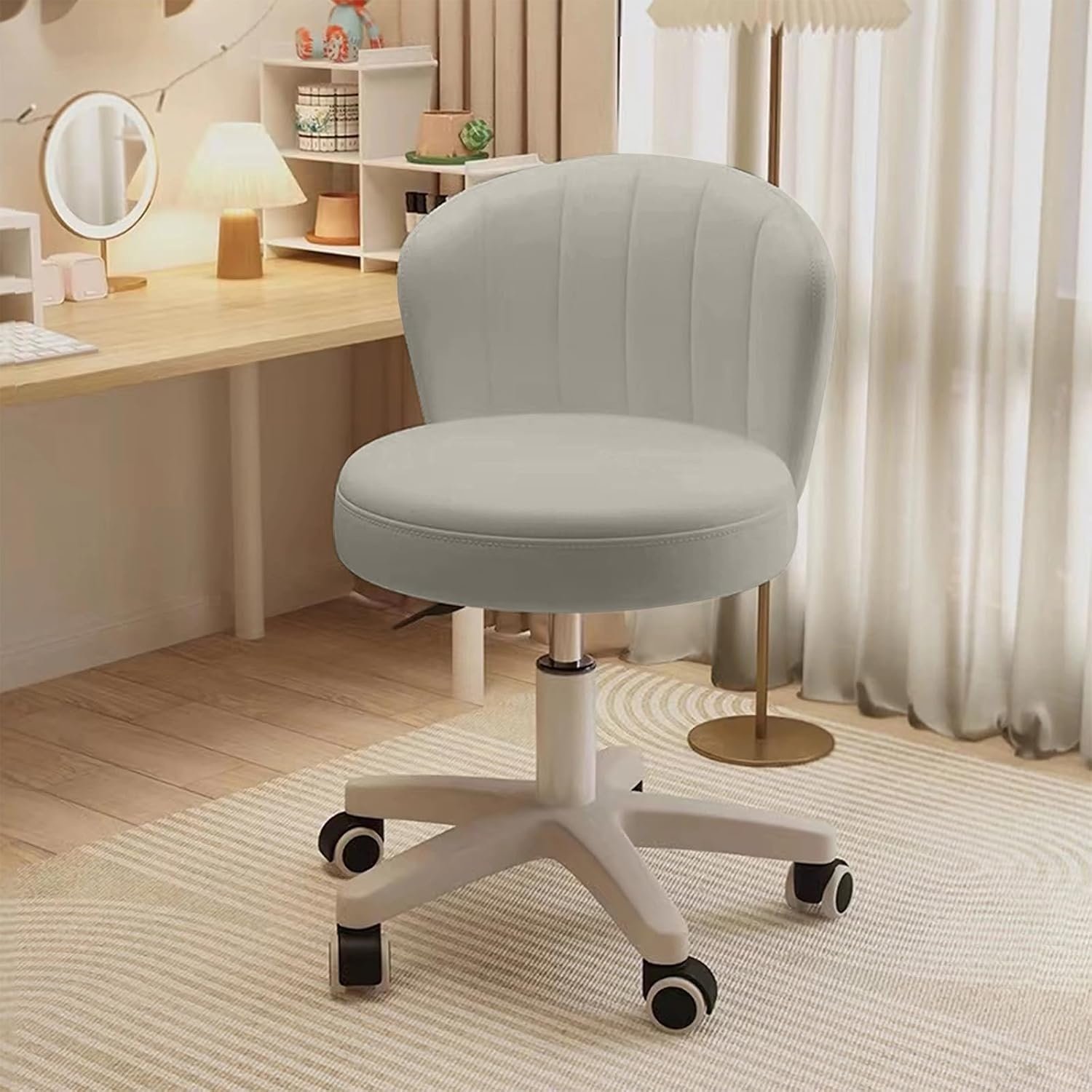 grey office chair with backrest product