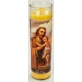 thumbnail image 3 of Prayer Candle St Joseph Yellow Wax, 8 Inch, 3 of 6