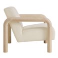 thumbnail image 6 of Sereno Boucle Accent Chair in Cream Oak, 6 of 9