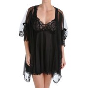 Beautiful Lace 3pc Baby Doll Set X3595 Black,White
