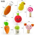 thumbnail image 3 of LEGEND SANDY 14 Pack Dog Squeaky Toys Cute Stuffed Plush Fruits Snacks and Vegetables Dog Toys for Puppy Small Medium Dog Pets, 3 of 8