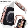 thumbnail image 5 of ALMNVO PC Case Cover Compatible with Apple Watch Case 8 7 SE 6 41mm 45mm 44mm 40mm 42mm 38mm Screen Protector Accessories Case for iWatch Series 8 7 6 5 4 3 2 1, 5 of 9