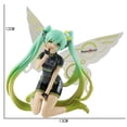 thumbnail image 1 of Figura de Anime japonés Original de 15cm Hatsune Miku kawaiii chica sentada en una silla modelo de PVC muñeca colección de juguetes regalo de Navidad, 1 of 4