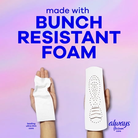 ALWAYS POCKET FLEXFOAM PADS, SIZE 1, REGULAR, WINGS, UNSCENTED, 66 COUNT