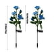 thumbnail image 3 of Fiudx Luces Solares de Flores, Lámparas Decorativas de Cinco Cabezales, Iluminación Exterior Resistente a La Intemperie, Diseño de Energía Solar de Bajo Consumo, Ideal para Jardines, Patios y Césped,, 3 of 6