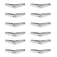 thumbnail image 1 of KONTONTY 12pcs Durable Drywall Butterfly Anchors for Furniture Assembly, 1 of 6
