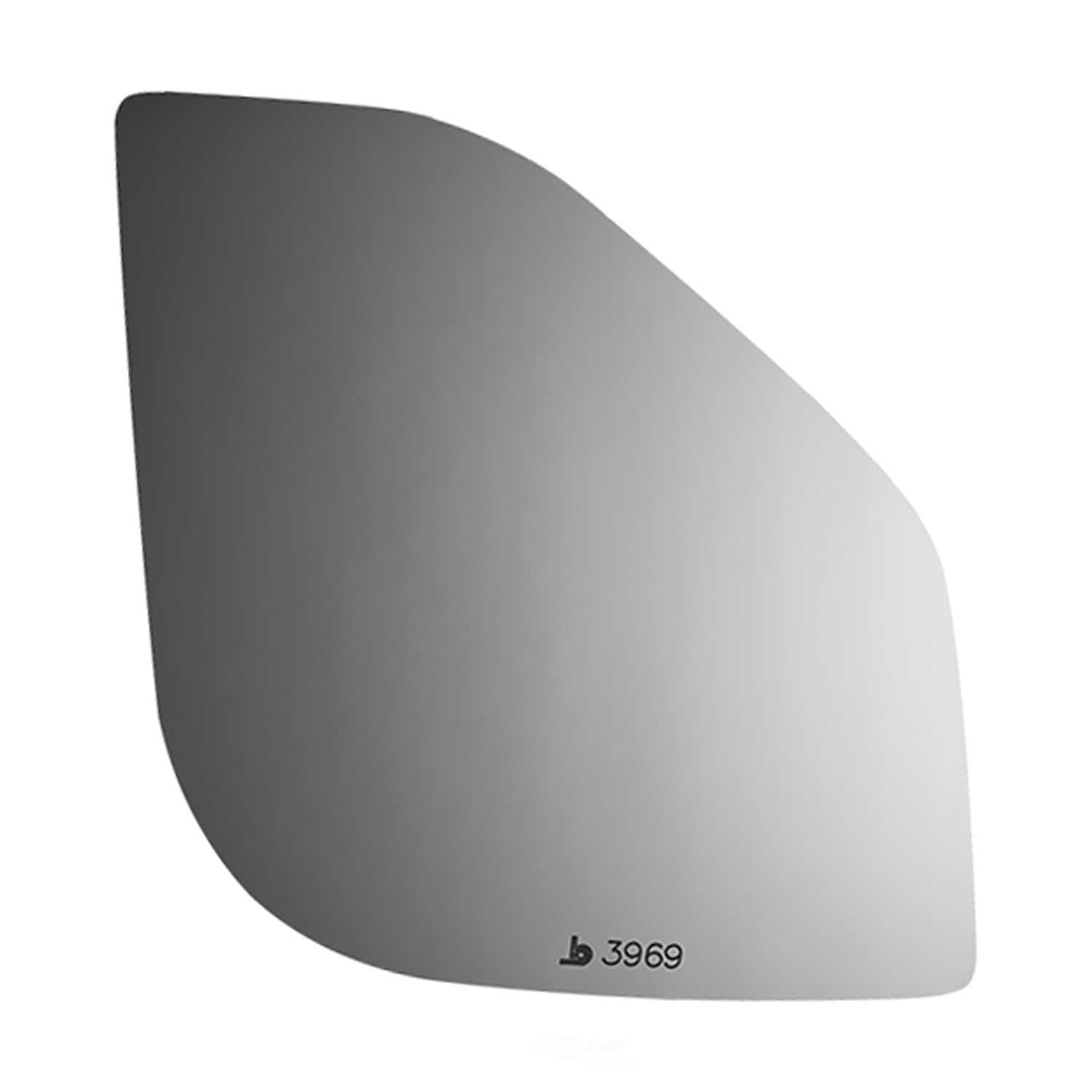 Burco Side View Mirror Replacement Glass - Clear Glass - 3969