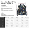 thumbnail image 5 of Pofeuu Undersea Animals Print Sun Protection Outdoor Lightweight Full Zip UV Cooling Hoodie Long Sleeve Summer Clothing for Outdoor Hiking-Small, 5 of 5