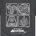 thumbnail image 3 of Avatar - The Last Airbender - Four Elements Inverse - Youth Short Sleeve Graphic T-Shirt, 3 of 5