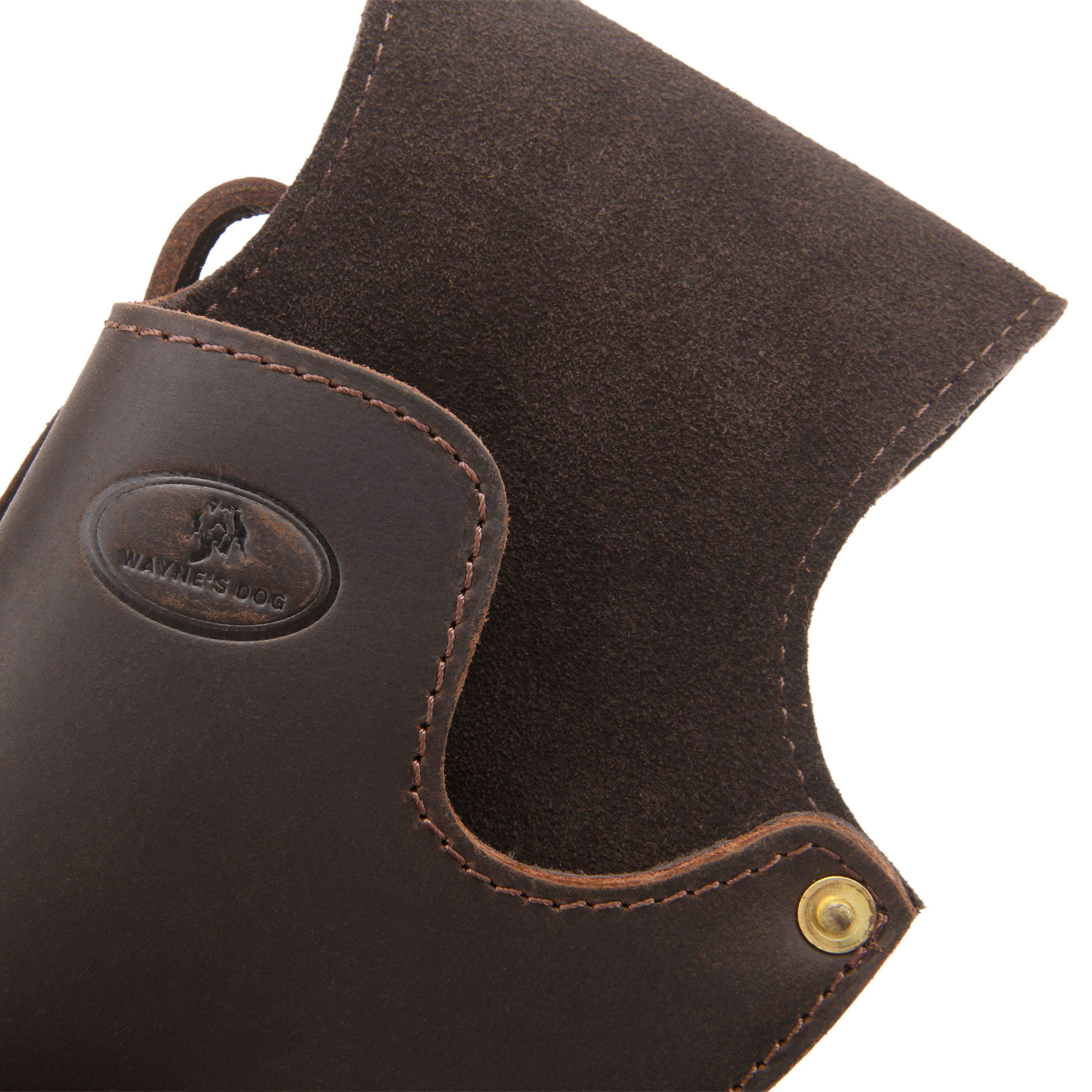 WAYNE'S DOG Handmade Holster Full Leather Western Cowboy Revolver Cover COFFEE
