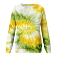 thumbnail image 5 of Bovemsi Womens Sweatshirts Women's Tie Dye Pattern Plus Size Fashion Tops Long Sleeved Fall Fashion Outfits 2025 Clothes, 5 of 5