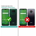 thumbnail image 2 of Value Pack + for Cricket Ovation 2 AT&T Aestro Max Magnetic Phone Case Corner Guard Kickstand Hybrid Slim Bumper Shock Cover with Glass, 2 of 4