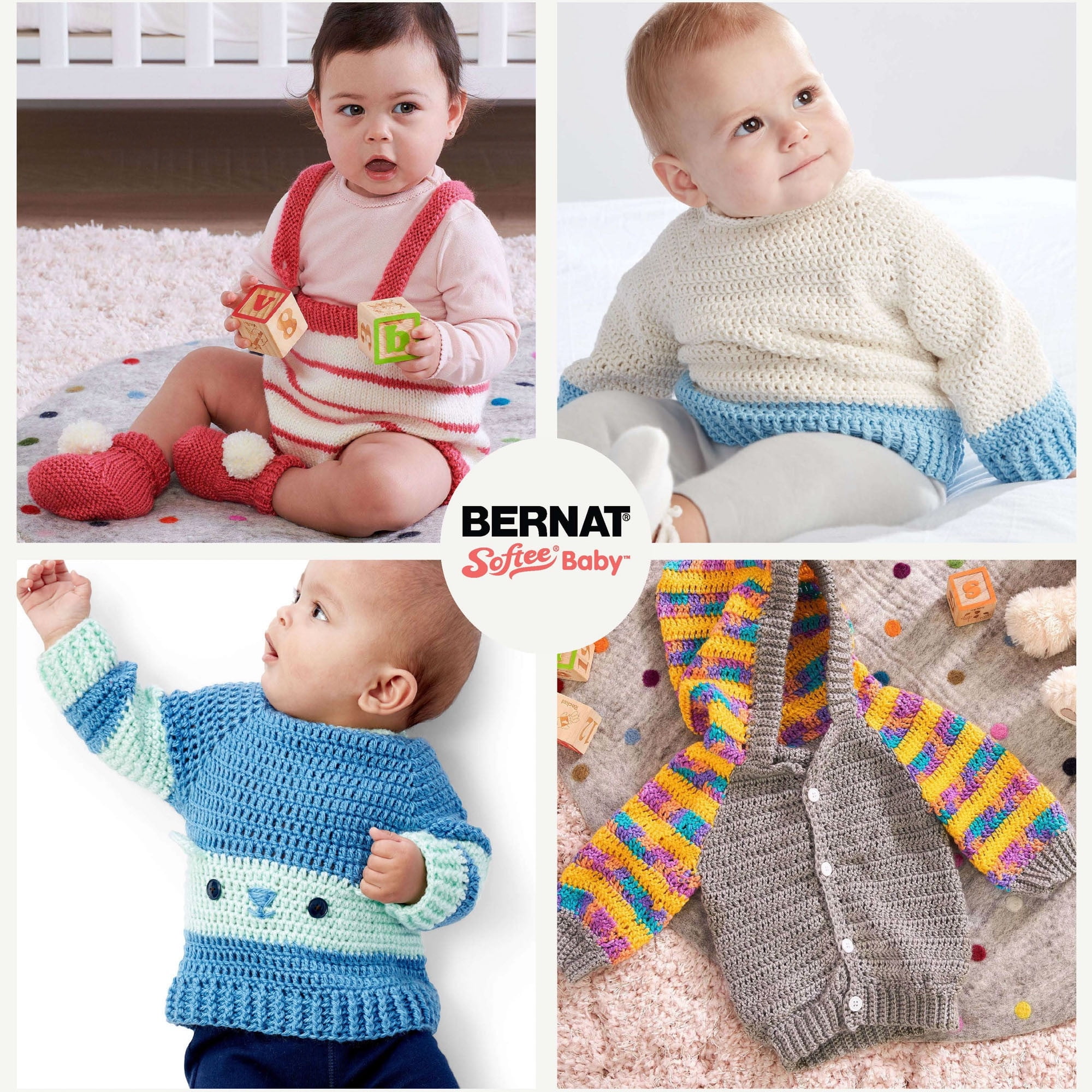 Bernat® Softee® Baby™ Yarn, Acrylic #3 DK, 5oz/140g, 362 Yards, Soft, easy-care premium yarn