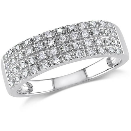 Ultra Diamonds Anniversary Ring - 1/4 Carat T.W. Diamond Sterling Silver Anniversary Ring