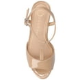 thumbnail image 5 of Journee Womens Nalie T-Strap Platform Dress Sandals, 5 of 10
