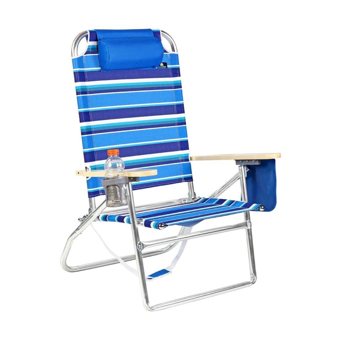  High Beach Chair With Cup Holder for Living room
